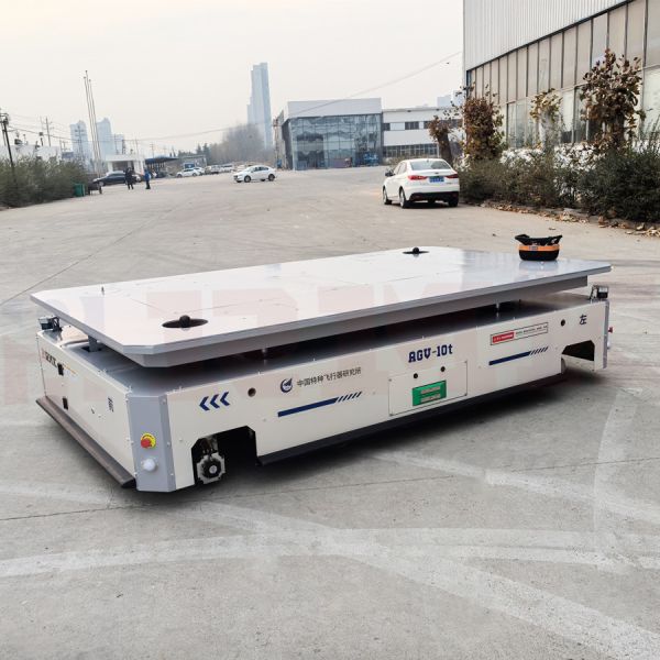10 Ton Heavy Duty Omnidirectional Transfer Cart Laser+ Magnetic Navigation