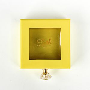 Empty Custom Eyelash Packaging Box Luxury Private Label Lamination Finished