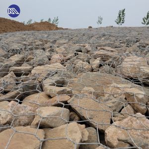 China 80mm X 100mm / 100*120mm Mesh Hole With 2.7mm - 3.05mm Wire Produce Galvanized Gabion Wire Mesh Basket for Sale on sale