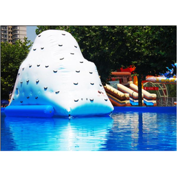 Quality Outdoor Inflatable Water Toys Inflatable Pool Iceberg Floating Climbing Wall wholesale
