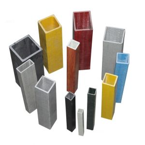 Cheap Fiberglass Rectangular Tube Shaped Profile For Construct for sale