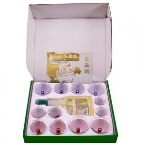 Cheap ZhongYan TaiHe Twist Top Magnetic Cupping Set 12pcs / Set Acupressure for sale