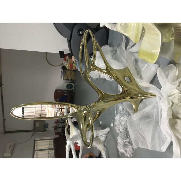 Quality Inside dressing table with glass stainless steel plated titanium wholesale