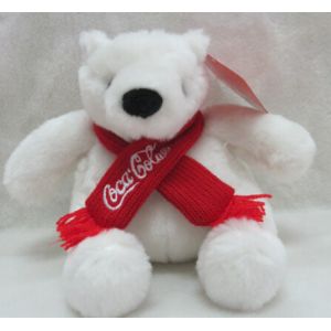 Cheap Coca Cola Bear Polar Bear Plush Toys for sale