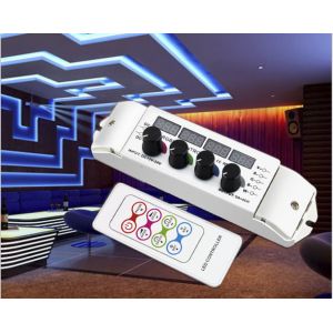 5050 Pwm Wireless LED RGBW Controller With Overcurrent Protection Short Circuit