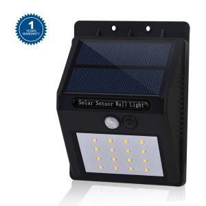 Wall Mouted Outdoor Solar Motion Sensor Light Wireless Waterproof IP65 Security