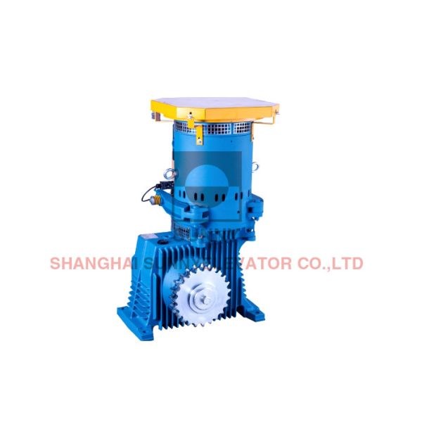 Quality AC220V Escalator Geared Traction Machine With Microcomputer Frequency Control wholesale