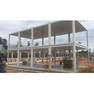 Q235B Galvanized Steel Prefabricated Container House Anti Seismic