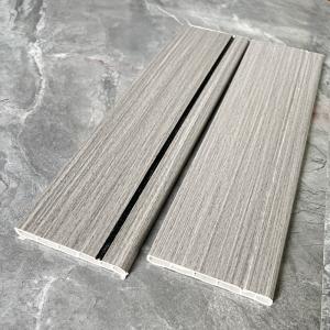China Solid 150mm White Pvc Skirting Board Waterproof on sale