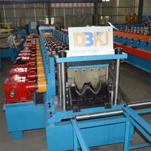 400H Steel Highway Guardrail Roll Forming Machine 2-3mm Working Thickness
