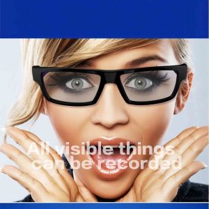 China TR90 Hidden Camera Sunglasses One Finger Touch Control 40g Lightweight on sale