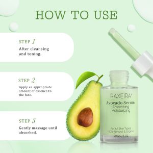 MSDS Avocado Face Serum Hyaluronic Acid Moisturizes Whitens And Brightens