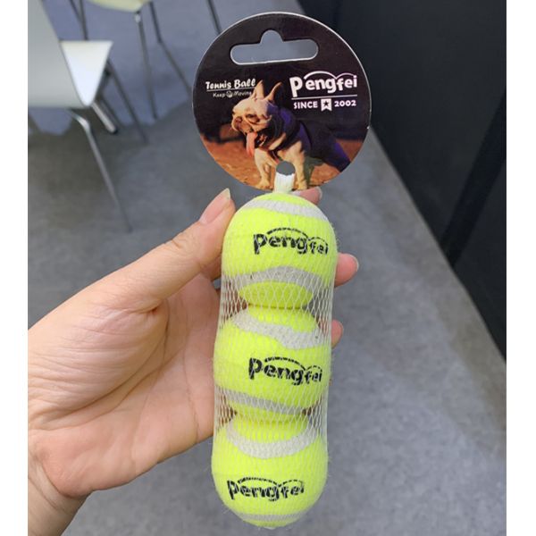 Happy Birthday Dog Tennis Balls 6 Pack by Midlee Regular, Pink