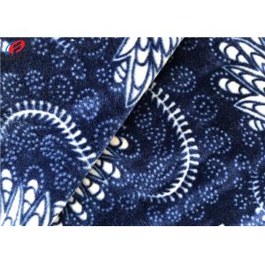 Warp Knitted Poly Spandex Velvet Fabric Stretch Handfeel Customized Color
