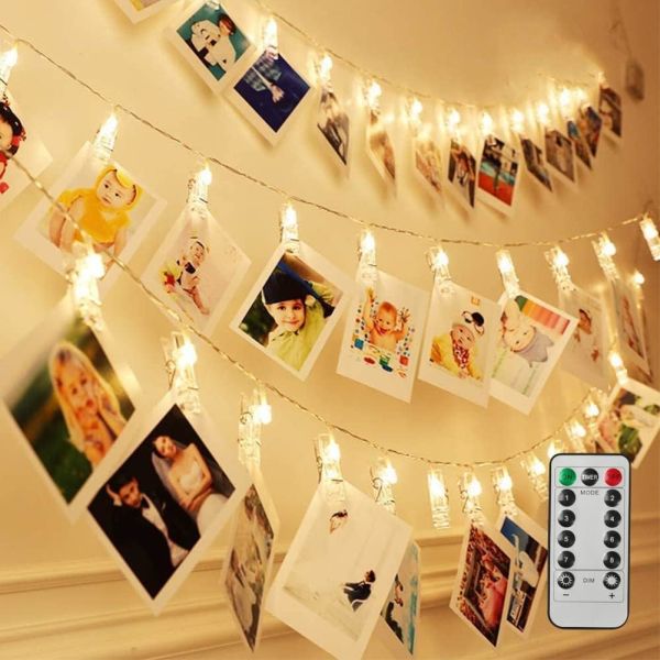 Quality Photo Clip String Lights Fairy Lights for Bedroom, USB Plug in Indoor String Lights, Twinkle Lights for Party Decor wholesale
