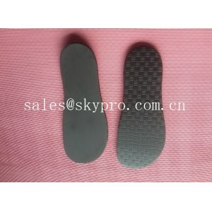TPR Shoe Sole Rubber Sheet with wave zigzag pattern , 40-80 shore A Hardness
