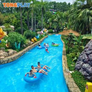 Fiberglass Adventure Island Lazy River Commercial Lazy River Water Park