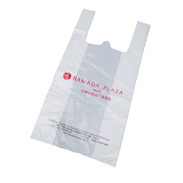 Waterproof Plastic Grocery Bags Biodegradable For Retail Stores / Supermarket Use