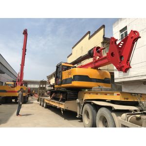 Cheap Low Cost Borehole Drilling Rig Hydraulic CFA Piling Rig 100kN.m for micro drilling for sale