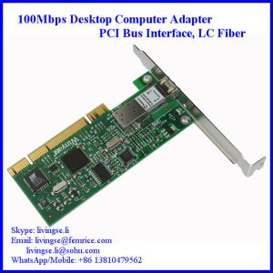 Femrice 100M Desktop Computer Adapter Intel 82559 Chipset, PCI Bus Type, LC