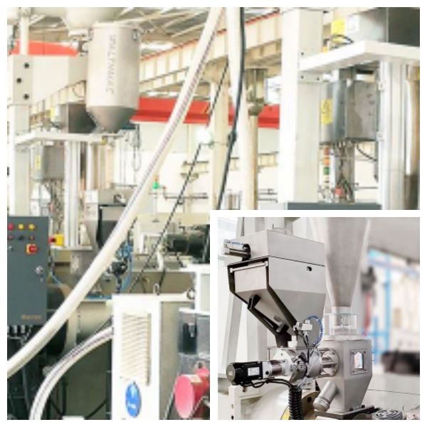 Filler Masterbatch Side Feeder Single Screw Controlling High Precision