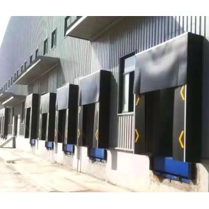 Cheap Fixed Adjustable Loading System Dock Door Shelter With Galvanized Steel Liner And Fixed Wear Resistant Fabric for sale