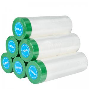 China Pre Taped PPF Film Decorators Floor Protection Film 550mm on sale