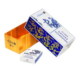 Eco Friendly Custom Cigarette Packaging Boxes With Stamping Embossing