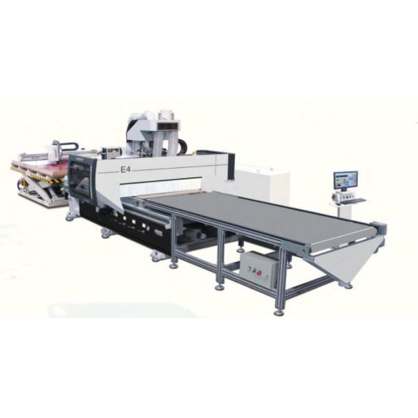 1325 Nesting CNC Router Wood Cutting Machine With Automatic Labeling System For