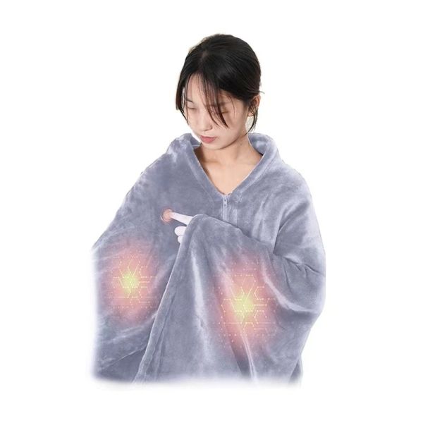 Quality Graphene Infrared Heat Blanket USB Charging Convenience Portable Electric Heated Blanket wholesale