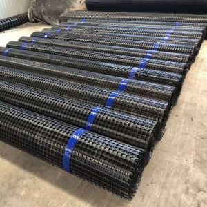 Road Stabilization PP Biaxial Geogrid with 20kn Tensile Strength and Length of