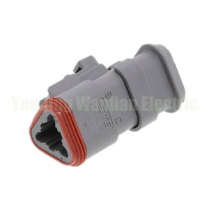China 3 Pins DT06-3S-CE04 Automotive Connector Flat Tail Cover Waterproof Plug-In Wiring Harness Connector WL3032T3-1.6-21 on sale