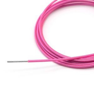 Stainless Steel 316 Construction 7x7 7x19 7/64 PVC Coated Wire Rope for Building