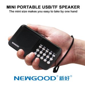SD card plug in NEWGOOD digital radio music player speaker