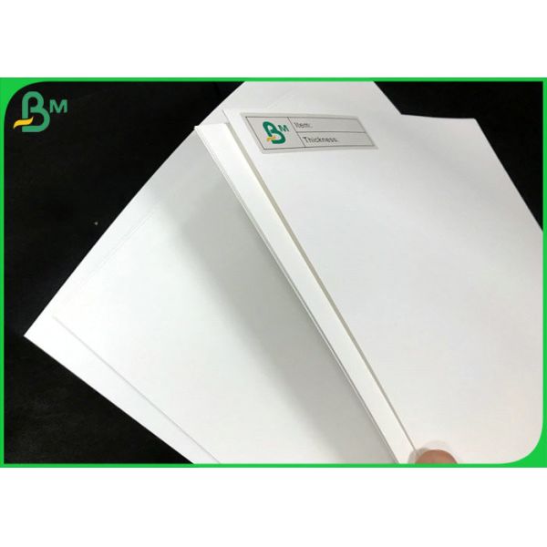 Quality 250 Microns Double Sided Coated 100% Anti - Tear Synthetic Paper For UV Printing wholesale