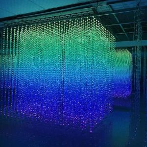 DMX Control LED String Lights DC12V IP67 With 70lm Lamp Luminous Flux