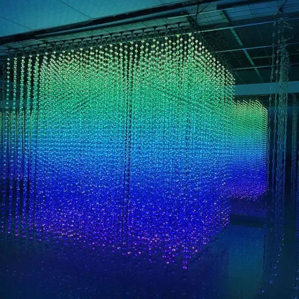 Cheap DMX Control LED String Lights DC12V IP67 With 70lm Lamp Luminous Flux for sale