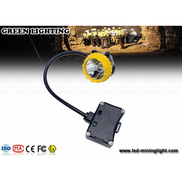 Explosion-Proof PC Rechargeable LED Headlamp , 208lum 15000lux Safety Miners