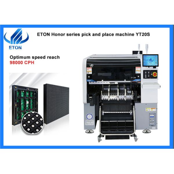 Quality YT20S SMT Mounter For Ultra Small Chip 0201~40*40mm Large Chip Wider Component Range wholesale