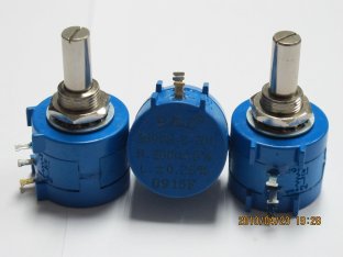 2W 10 laps Multi-turn wire wound potentiometer R&L-3590S-2-201 200 ohm