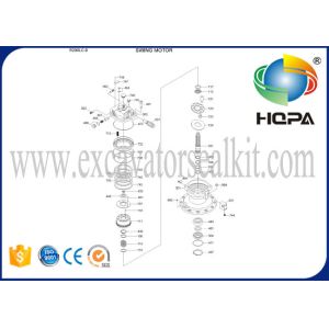 Swing Motor HZZC-M2X170CHB 31Q8-10130 for R290-7 R300-7 R305-7 R335-7