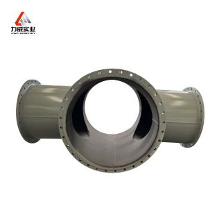 Flanged or Grooved Rubber Coated Pipeline Resistant to Wear and Tear for Long