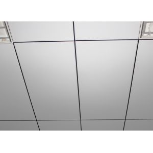 Aluminum Open Grid Lay In Deco Suspended Ceiling Tiles / Commercial Center