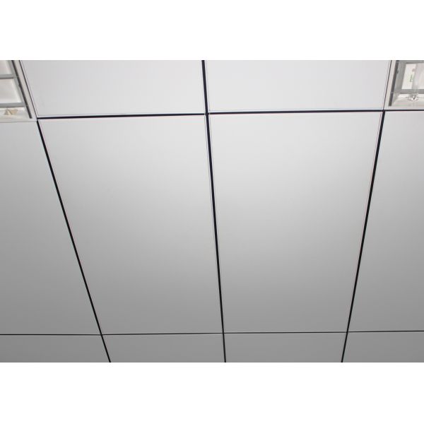 Aluminum Open Grid Lay In Deco Suspended Ceiling Tiles / Commercial Center