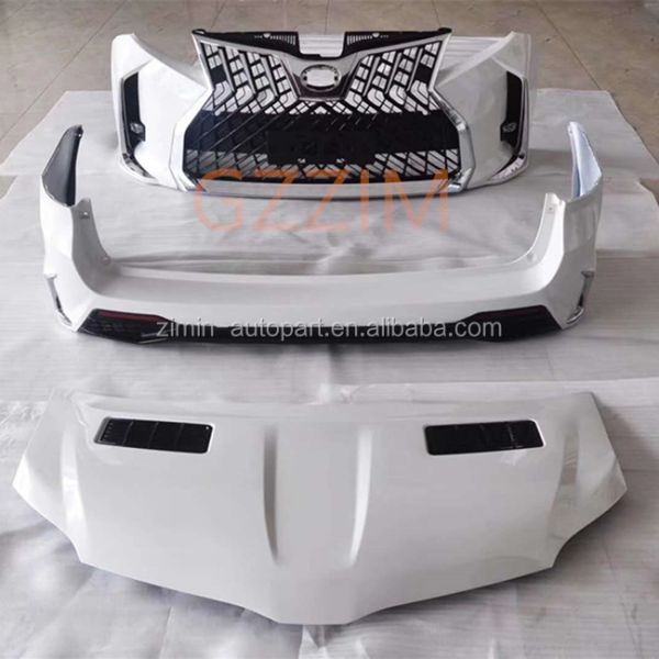 other auto parts front and rear lm style body kit with hood for toyota sienna 2011-2020