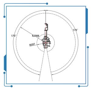 China GBS Arc Welding Robot GBS6-C2080 6 Axis Robot Robot Arm With Megmeet CM350