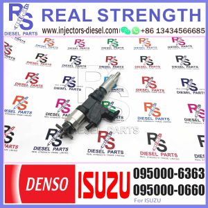 Diesel Common Rail Fuel Injector Assy 095000-6363 095000-6366 for ISUZU 6HK1