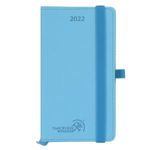 Blue Spiral Pocket Size Weekly Planner 2023 2023 With Card Slot