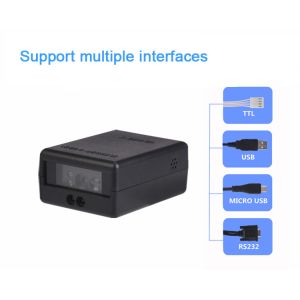 PDF417 Industrial Fixed Mount Barcode Scanner Module 2D 1D IP54 Embedded