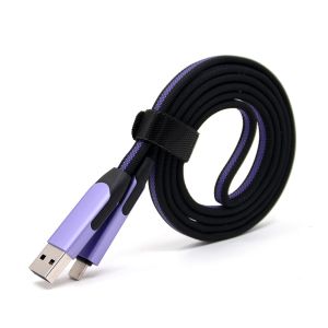 2025 6-in-1 Multi-Device Fast Charging Cable 1m Braided USB C/Micro USB